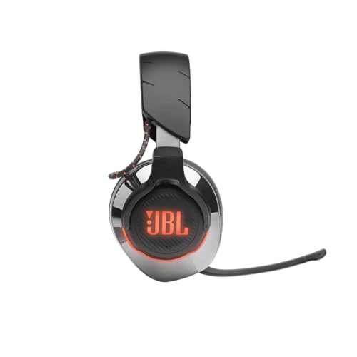 Image of JBL Quantum 810 Wireless Over Ear Gaming Headset with Mic, ANC, 50mm Neodymium Drivers, 43H Playtime, Low Latency, Dual Surround Sound, Boom Mic, 2.4GHz Wireless Dongle, Discord-certified Dial (Black)