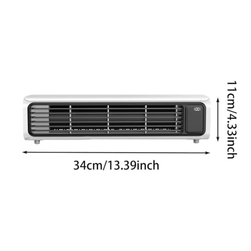 Ventilateur tour de bureau rechargeable 3600mAh USB-C portable - 7