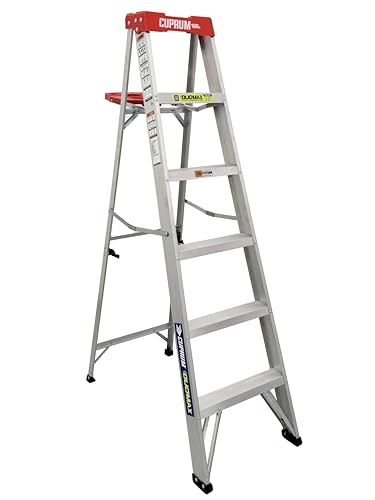 escalera tijera aluminio marca Escaleras Cuprum