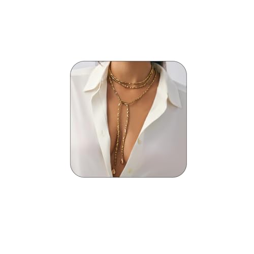 Kenjudess Lariat S[hOlbNX iȃC[hp[fBXN[ty_g Y^r[Y`F[hbvlbNX p gfBȃ{w~At@bVRX`[WG[, Adjustable, , ΂Ȃ