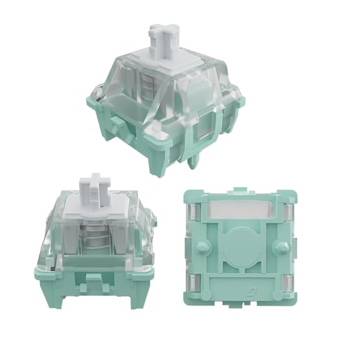 Image of Gateron Magnetic Jade Keyboard Switches,Pre-lubed,30gf Switches Keyboards,Compatible with RGB LED,Freely Setting Pre-Travel Key Switches for MX Mechanical Keyboard Suitable (36PCS)