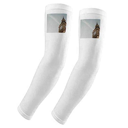 Manchons protection UV soleil Big Ben bleu contre la chaleur et les UV