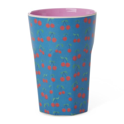 Rice Mug Melamine Cherry Love Print Large Tall