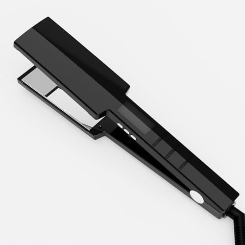 Plancha para cabello profesional ultra ancha de titanio miniatura 1