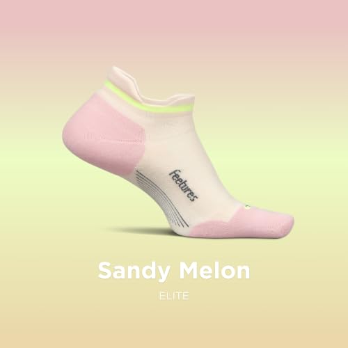 Image of Feetures Elite Max Cushion No Show Tab - Running Socks for Men & Women, Athletic Compression Socks, Moisture Wicking