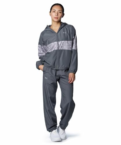 UNDER ARMOUR(アンダーアーマー) トレーニングウーブンアウター UAトリコット ウーブン フルジップ フーディー レディース