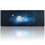 Full Desk Mat, Mouse Pad Keyboard Pad Desktop Accessories Home School College Decor Supplies Pretty Mousepad Big Computer Office Essentials Women Boys XL