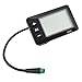 Alomejor Electric LCD Display 36V 48V LCD GD01 Display 5 Pin Plug for 22.2mm Handlebar