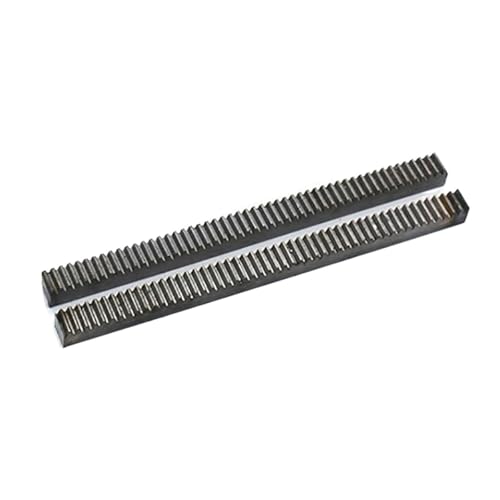 Spur Rack Steel High Precision 2pcs Modulus 1 Gear Rack Transmission Steel Rack Length 100/160/300mm M1 DIY Model Makeing Drive Materials Accessories(1x1x30cm)