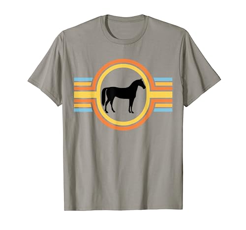 Cavallo - Fattoria Agricoltore Cowboy Cowgirl Rodeo Carino Tramonto Retro Maglietta