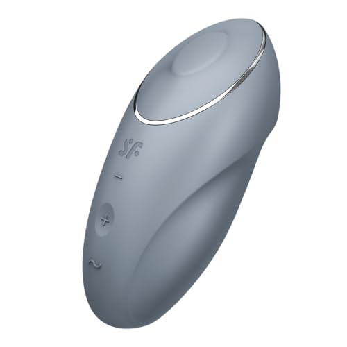 Satisfyer Tap & Climax 1 Vibromasseur à ondes de pression | Vibro-Masseur à poser avec fonction de tapotement | Etanche (IPX7) et Silicone Sex Toys | Stimulation du Clitoris Sex Toýs Femme
