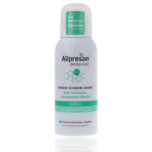 Allpresan Derma med Repair Schaum-Creme HAND INTENSIVPFLEGE - Zur Pflege sehr trockener und strapazierter Hände - 100 ml