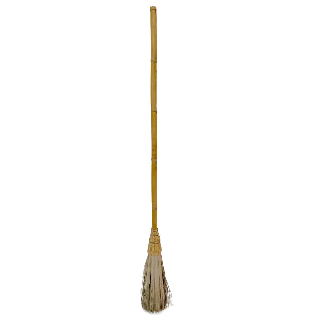 Escoba De Palma Mango De Caña 135 Cm | Limpieza Sostenible Y Eficaz | Ideal para Interior Y Exterior | Catral