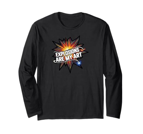 Explosions Are My Art Comic Book Boom Design ����T�V���c