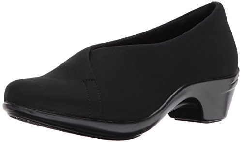 Aravon Women's Pumps, Black Strtch, 8 Narrow