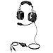 Pdflie Passive Noise Cancelling Pilot Headphones for Flight School Student, Dual GA Plug, PNR General Aviation Headsets for Pilots, Mono and Stereo, with MP3 Input