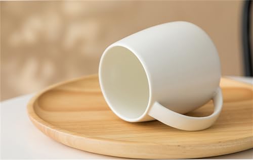 Taza de Cerámica Blanca con Asa 380ml Capacidad Grande miniatura 5