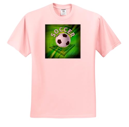 3dRose, Soccer, T-Shirt