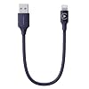 Headset Bypass Activate Cable for Motorcycle CarPlay Activation, USB-A to 8Pin CarPlay Adapter for Motorcycle, Compatible with Harley, Honda Gold Wing, Indian Motorcycles