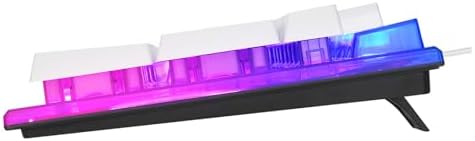 Everest KM-198 Luminax Gökkuşağı Aydınlatmalı Q Gaming Oyuncu Klavye + Mouse Set (BEYAZ) - Görsel 5