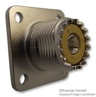 Best Price Square RF COAXIAL, UHF, STRAIGHT JACK 83-1R (SO-239) By AMPHENOL RF