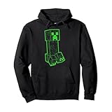Minecraft Bright Creeper Outline パーカー