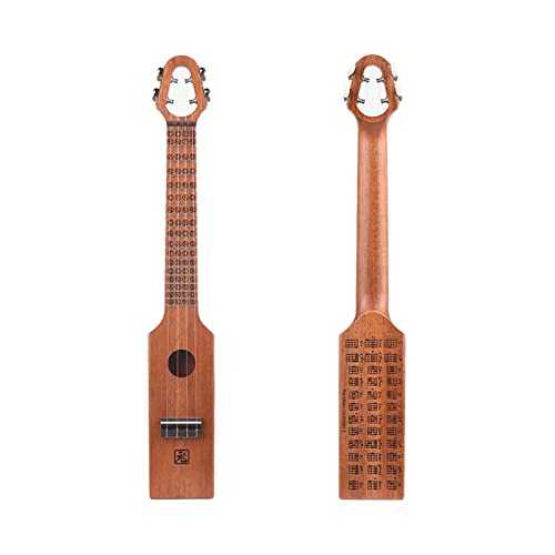 xinxinchaoshi Ukulele Concert Acoustique de 23″Concert ukulélé Acoustique Ukelele en Bois d’acajou Taille compacte avec Balance Musicale sculptée et Graphique d’accord Ukulélé - Les Beatles, Paul McCartney, John Lennon, RIngo Starr, George Harrison xinxinchaoshi Ukulele Concert Acoustique de 23"Concert ukulélé Acoustique Ukelele en Bois d'acajou Taille compacte avec Balance Musicale sculptée et Graphique d'accord Ukulélé – Image 6