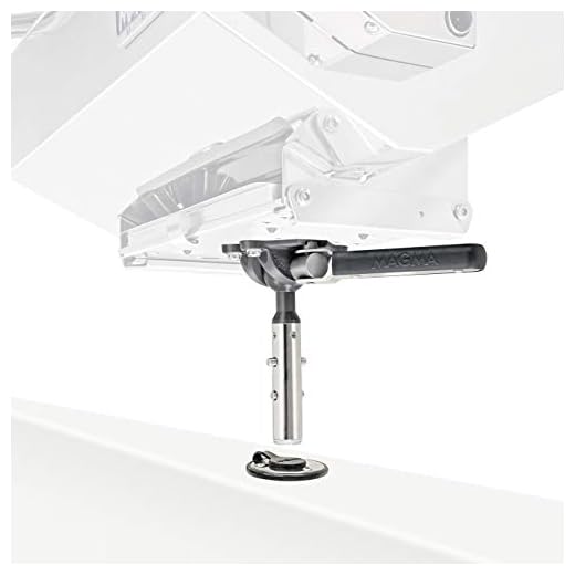 Magma Products T10-327, Mount, Flush Deck Socket w/Adjustable Levelock, Locking, (SD) Grill / (SM) Table, One Size