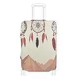 Funda elástica extra grande para equipaje, antiarañazos, protección para equipaje, para equipaje de 45,7 a 81,3 cm, Atrapasueños de vaquero occidental, XL 29-32 in