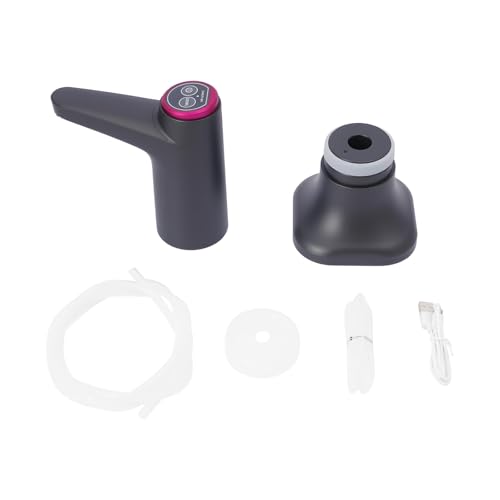 Wasserflaschen Pumpe, Elektrischer Wasserspender,USB-Lade Automatische Trinkwasserpumpe, 5 Gallonen Wasserflaschen Pumpe,mit 2 frei zu schneidenden Schläuchen, für Home Camping Office Küchen Schule