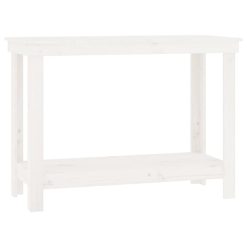Genérico Banco de Trabajo de Madera Maciza de Pino 110x50x80 cm,Bricolaje,Accesorios de Bricolaje,Organización y Almacenamiento de Herramientas,Mesas de Trabajo,822502