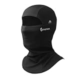 Omenex Motorcycle Balaclava Face Mask,Lightweight Breathable High Stretch Soft Under Helmet Flocking Internal Surface for Warm Windprotection Surface UPF50+ Glasses Holes for Cycling,Ski