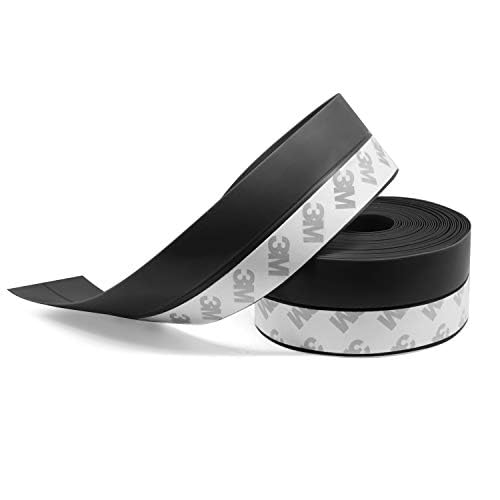 image for TAROSE Weather Stripping, 33 Feet Weather Seal Strip, Adhesive Silicon
