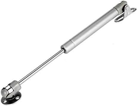 Farwind 10 Inch 50N/11lb Gas Spring Strut Lift Support Gas Shocks Brass Cover with Fixing Plate for Cabinet Door Box Lid (Pressure: 50N)