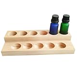 [Matériau de haute qualité] : fabriqué en bois de haute qualité, le support pour huiles essentielles est produit sous un contrôle de qualité strict, présentant des performances durables, portables et conçues pour votre commodité.