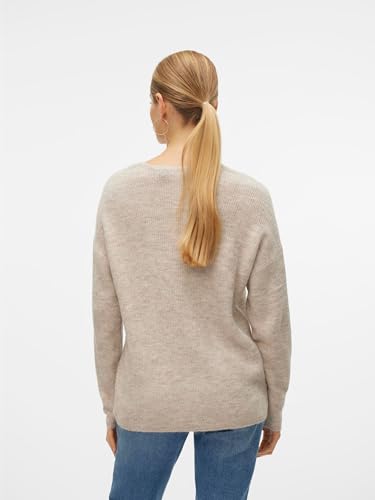 VERO MODA Female Strickpullover VMCREWLEFILE Strickpullover – Ansicht 3