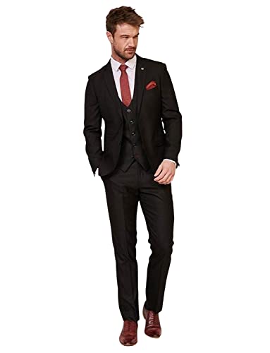 Costume deux boutons hommes veste d'affaires et gilet pour un dîner élégant ou un mariage