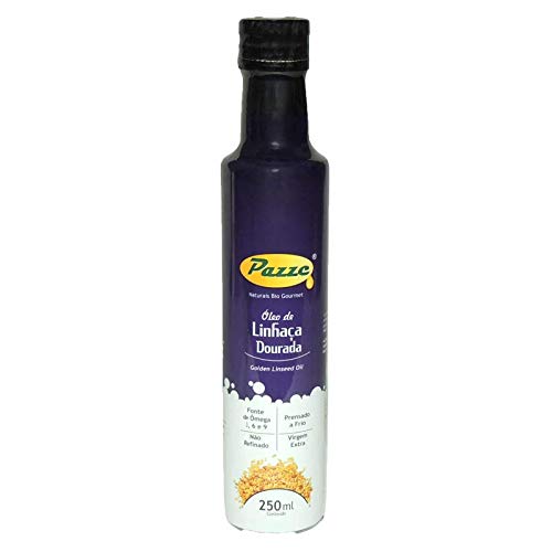 Kit 5 Óleo de Linhaça Dourada Extra Virgem Pazze 250ml