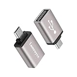 USB to Micro USB Adapter 2 Pack, Micro USB Male to USB 2.0 A Female OTG (On-The-Go) Converter Connector, Aluminum Alloy Shell, Compatible with Samsung Phone S7 S6, LG, Flash Drive, Mouse, Keyboard
