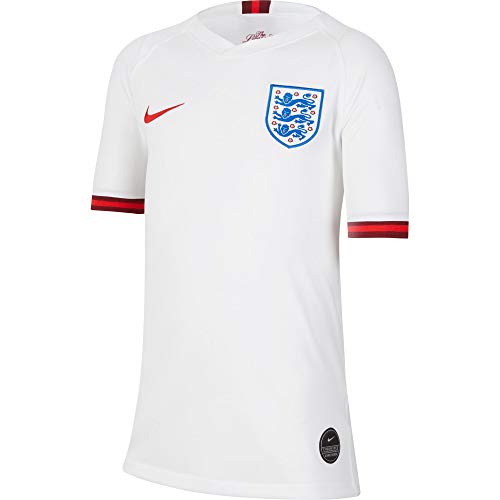 Niño | Nike Ent Y Nk Brt Stad Jsy Ss Hm Camiseta, Unisex Niños, White Challenge Red, M