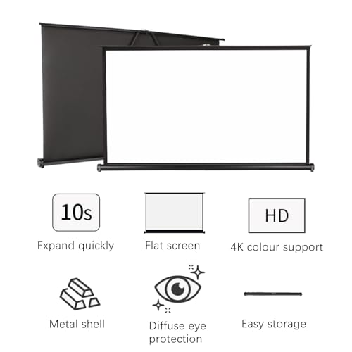 Pantalla portátil para proyector de mesa 30" 4:3 miniatura 3