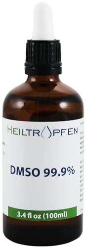 LOW ODOR DMSO - Dimetilsulfóxido líquido 3.4 Oz - 100 ml | Ingredientes de grado farmacéutico | Elevata purezza | Heiltropfen®