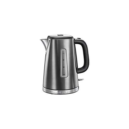 Russell Hobbs 23211-70 Wasserkocher Luna Edelstahl (Schnellkochfunktion, herausnehmbarer Kalkfilter, außenliegende Wasse...