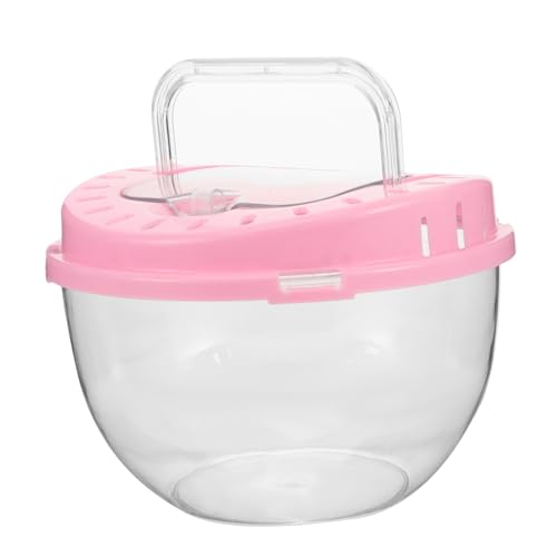 CORHAD Tragbarer Hamster-reisekäfig Haustier-transportbox Für Hamster Meerschweinchenkäfig Kleintier-transportbox