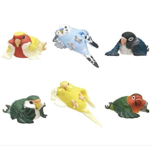 ことりの休日 くつろぎインコ[全6種セット(フルコンプ)] ガチャ