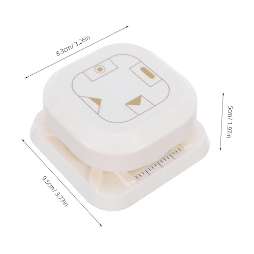 Perforatrice d'angle 4-en-1 compacte en plastique et métal pour scrapbooking - 2