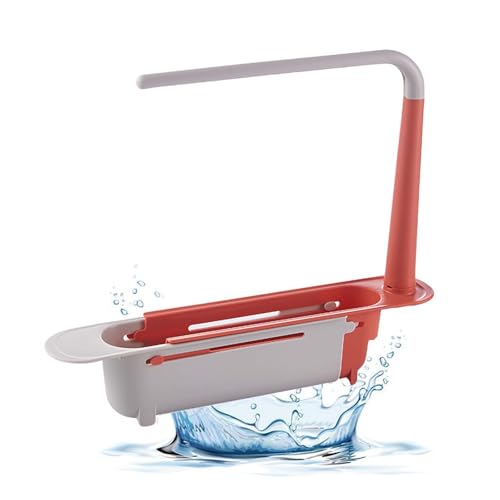 VIDSTW Porte Eponge Evier Cuisine 32-38CM Évolutif Support Eponge Evier Cuisine Réglable...