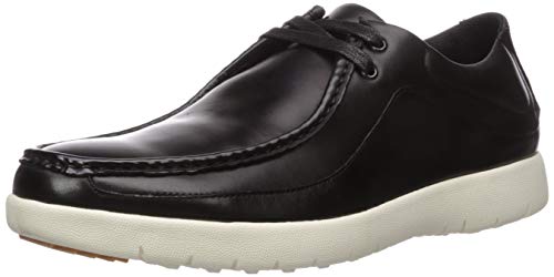 STACY ADAMS Men's Hanley Two-Eye Lace-Up Sneaker, Black, 15 M US