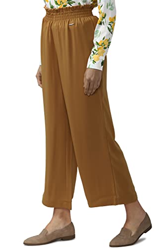 Image of Van Heusen Women's Relaxed Fit High Rise Relaxed Formal Elastic Waist Paperbag Pants
