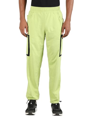 Image of CHKOKKO Men's Regular Fit Mid Rise Designer Track Pant Lower with Pocket